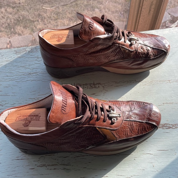 Mauro Alligator Sneakers Size 13 - Picture 3 of 8